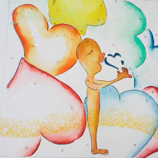 Amor, permanência, criação - Através da criação literária e da arteterapia